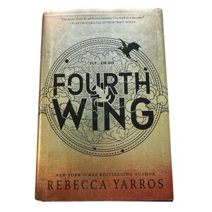Fourth Wing Hardcover Book Rebecca Yarros